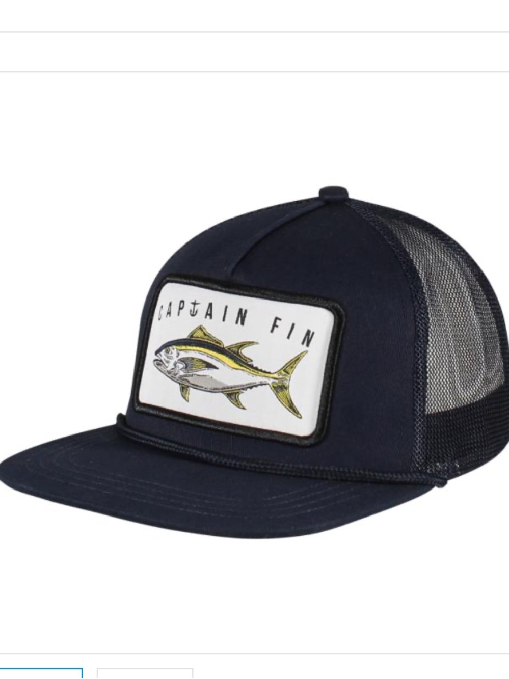 Captain Fin Tuna Trucker Hat - Navy